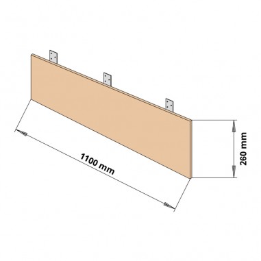 Промежуточная панель для бани и сауны Cariitti Taive (Береза)
