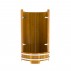Душевая кабина BentWood из дерева со стеклянными дверцами 0,95х1,2 h=2,0 (лиственница натуральная Рустик)