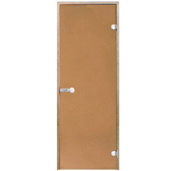Дверь для бани Harvia STG 8x19 коробка ольха, стекло бронза