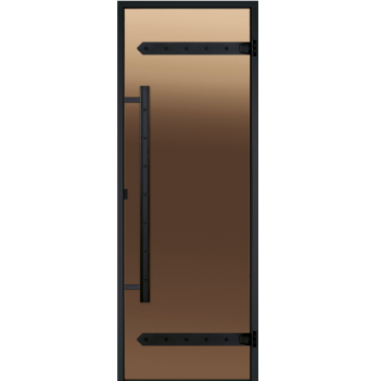 Дверь для бани Harvia Legend STG 9x19 коробка сосна, стекло бронза