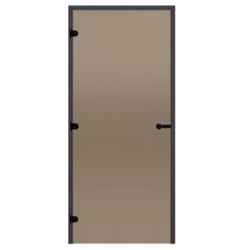 Дверь для бани Harvia Black Line STG 9x21 коробка сосна, стекло бронза