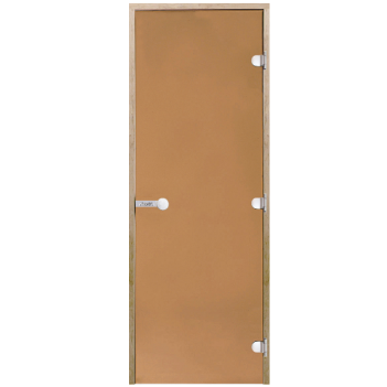 Дверь для бани Harvia STG 9x19 коробка ольха, стекло бронза