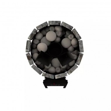 Дровяная банная печь Grill’D Cometa 180 Vega Short Stone Pro (Серпентинит)