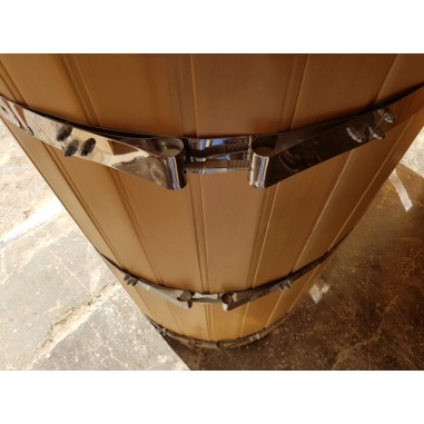 Купель овальная НКЗ из кедра, 100x78x120 см / 40 мм