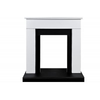 Портал Royal Flame Bergen (Разборный) - Белый с черным (Ширина 900 мм)