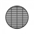 Чугунная решетка Везувий Морепродукты, круглая D 450мм