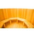 Купель круглая НКЗ из кедра, диаметр 200 см, высота 120 см