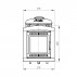 Чугунная печь для бани Атмосфера L КТТ с комбинированной облицовкой Жадеит наборный
