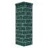 Облицовка на трубу для печи Гефест Гроза 24 Президент (115х790) - Змеевик кирпич, высота 790 мм