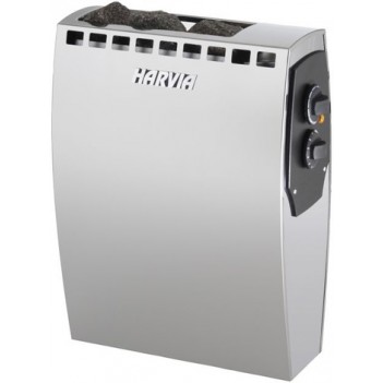 Электрическая печь Harvia Alfa A30 Steel (со встроенным пультом)