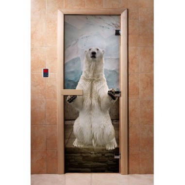 Дверь для бани DoorWood Фотопечать А063, 1900x700 мм