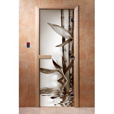 Дверь для бани DoorWood Фотопечать А057, 1800x700 мм