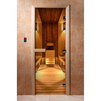 Дверь для бани DoorWood Фотопечать А036, 2000x700 мм