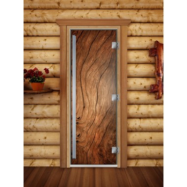 Дверь для бани DoorWood Престиж Фотопечать А052, 1900x700 мм
