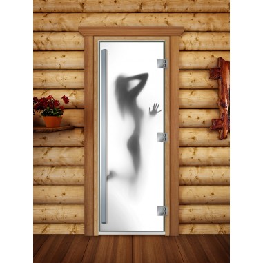 Дверь для бани DoorWood Престиж Фотопечать А070, 1900x700 мм