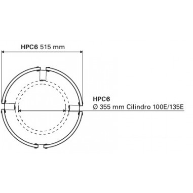 Защитные перила Harvia HPC6 PC100E/135E