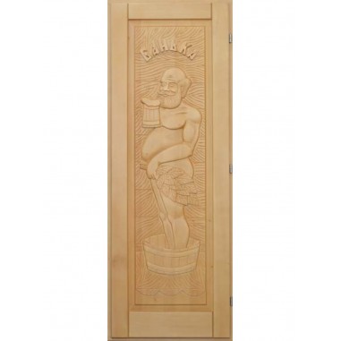 Дверь для бани DoorWood Дед кавказская липа (1900х700 мм)