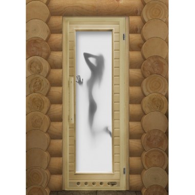 Дверь для бани DoorWood с фотопечатью Элит Люкс Искушение, 1850x730 мм