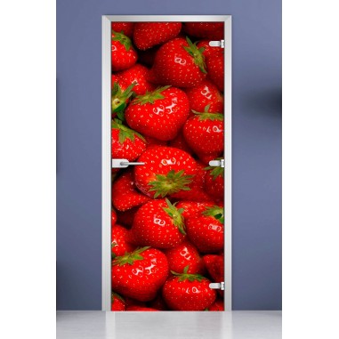 Стеклянная межкомнатная дверь DoorWood с фотопечатью Fruite-12, 2000х700 мм