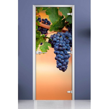 Стеклянная межкомнатная дверь DoorWood с фотопечатью Fruite-20, 2000х800 мм