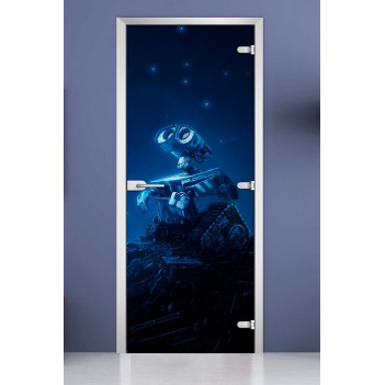 Стеклянная межкомнатная дверь DoorWood с фотопечатью Kids-07, 2000х800 мм
