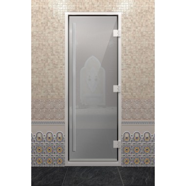 Дверь для хамама DoorWood Престиж Сатин, 2100х900 мм