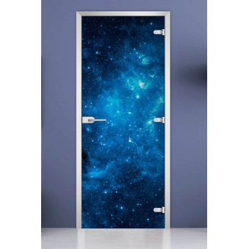 Стеклянная межкомнатная дверь DoorWood с фотопечатью Space-05, 2000х800 мм