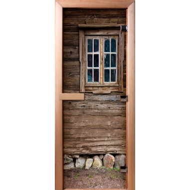 Дверь для бани DoorWood Фотопечать А042, 2000x700 мм