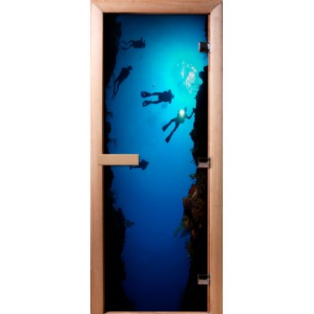 Дверь для бани DoorWood Фотопечать А069, 2000x700 мм