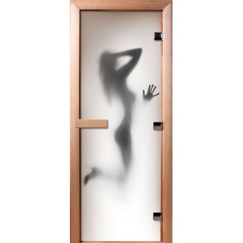 Дверь для бани DoorWood Фотопечать А070, 1900x600 мм