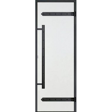Дверь для хамама Harvia Legend ALU 8х21 стекло прозрачное
