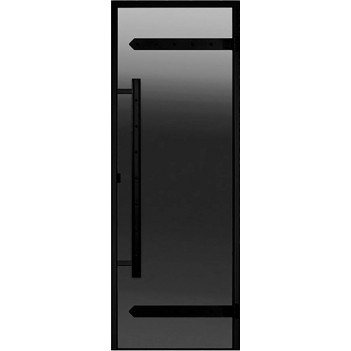 Дверь для хамама Harvia Legend ALU 9х19 стекло серое