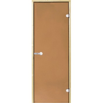 Дверь для бани Harvia STG 8x19 коробка сосна, стекло бронза