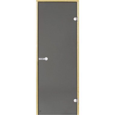 Дверь для бани Harvia STG 8x19 коробка сосна, стекло серое