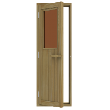 Дверь для бани стеклянная SAWO 735-4SGD-L бронза 700x2040