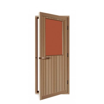 Дверь для бани стеклянная SAWO 743-4SGD-R бронза 1900х700