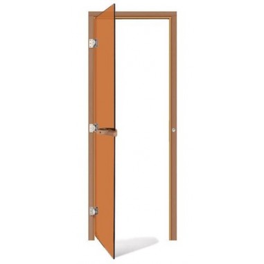 Дверь для бани стеклянная SAWO 730-3SGD-L бронза 1900х700