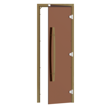 Комплект двери для бани SAWO 741-3SGD-R-1 бронза 1900х700