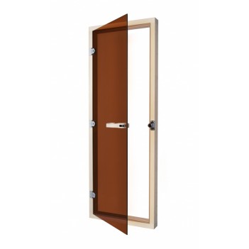 Дверь для бани стеклянная SAWO 730-4SGA бронза 1900х700