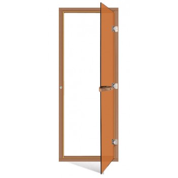 Дверь для бани стеклянная SAWO 730-4SGD бронза 1900х700