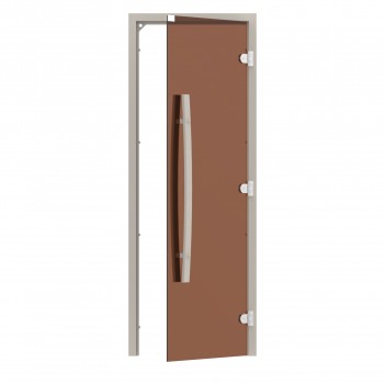Дверь для бани стеклянная SAWO 741-3SGA-R-1 бронза 1900х700