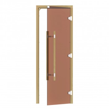 Дверь для бани стеклянная SAWO 741-3SGA-R-3 бронза 1900х700