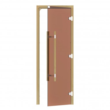 Дверь для бани стеклянная SAWO 741-3SGA-R-3 бронза 1900х700