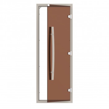 Дверь для бани стеклянная SAWO 741-4SGA-1 бронза 1900х700