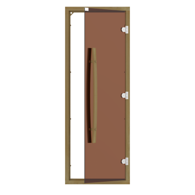 Дверь для бани стеклянная SAWO 741-4SGD-1 бронза 1900х700