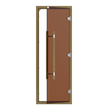 Дверь для бани стеклянная SAWO 741-4SGD-3 бронза 1900х700