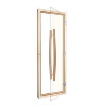Дверь для бани стеклянная SAWO 741-4SCA-1 прозрачная 1900х700