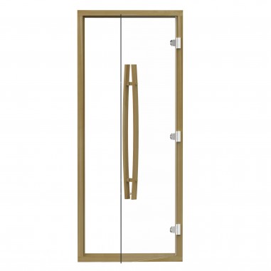 Дверь для бани стеклянная SAWO 741-4SCD-1 прозрачная 1900х700