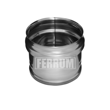 Заглушка внешняя д/трубы (430/0,5 мм) D 150 (нижняя) Ferrum