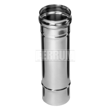 Дымоход 1.0м (430/0,5 мм) D 100 Ferrum
